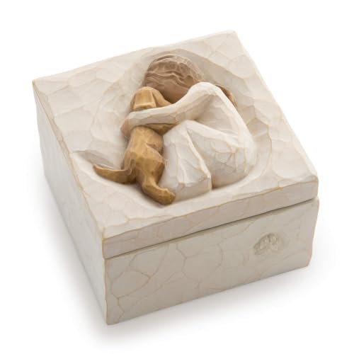 Willow Tree Keepsake Box - Hand-Painted Resin Gift Box with Sentiment