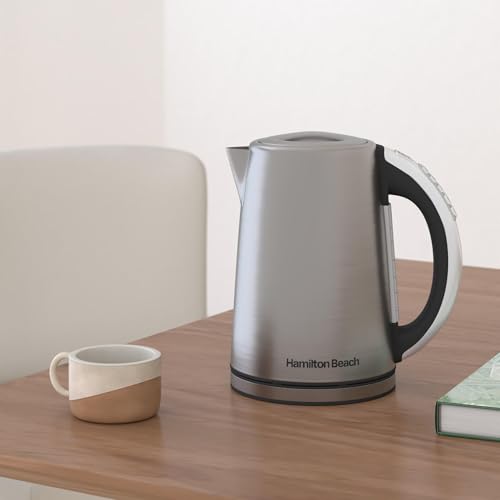 Hamilton Beach 1.8 Quart Electric Tea Kettle - 6 Temp Presets, Keep Warm & Fast Boil