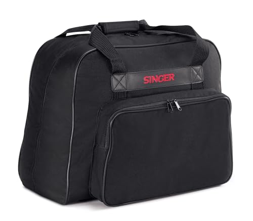 Universal Sewing Machine & Serger Tote Bag - Black, 18x10x13 Inches