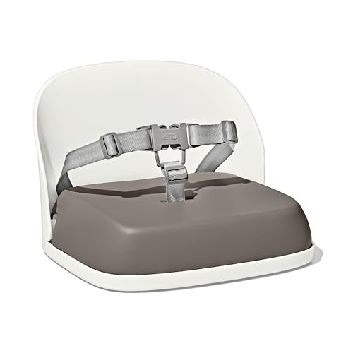 OXO Tot Perch Booster Seat with Straps - Taupe, Portable & Adjustable