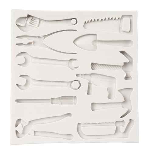 Construction Tools Fondant Silicone Molds Hand Tools Chocolate Mold For Cake Decoration Cupcake Topper Polymer Clay Chocolate Candy Sugar Craft Gum Paste