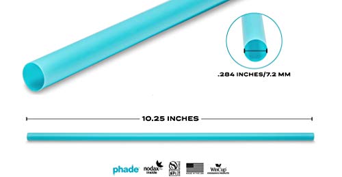 10.25-Inch Eco-Friendly Giant Drinking Straws - 2000 Count, Biodegradable & Compostable, Individually Wrapped