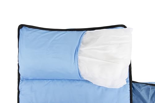 Blue Spiderman Kids Nap Mat with Embedded Pillow & Blanket – Toddler Travel Bed