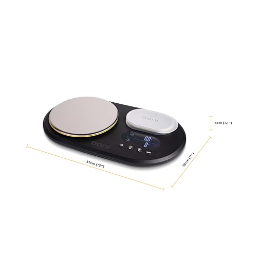 Digital Kitchen Food Scale with Dual LCD Display - Ooni Pizza Oven Accessories