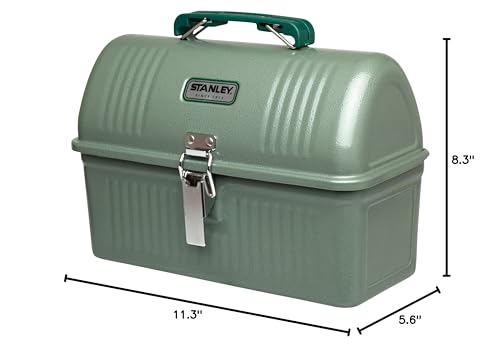 Insulated Steel Lunch Box - 5.5 Quart Classic Green Food Container