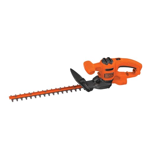 16-Inch Electric Hedge Trimmer with 3.0 Amp Motor, Lightweight & Dual-Action Blade