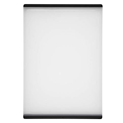OXO Good Grips Plastic Carving & Cutting Board 21" x 14.5" - White, Dishwasher Safe