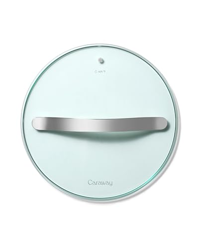 Caraway 10.5-Inch Tempered Glass Pot Lid - Stainless Steel Variation