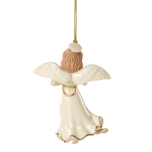 Lenox 2026 Heavenly Angel Ornament - Hand-Painted Porcelain Holiday Decor