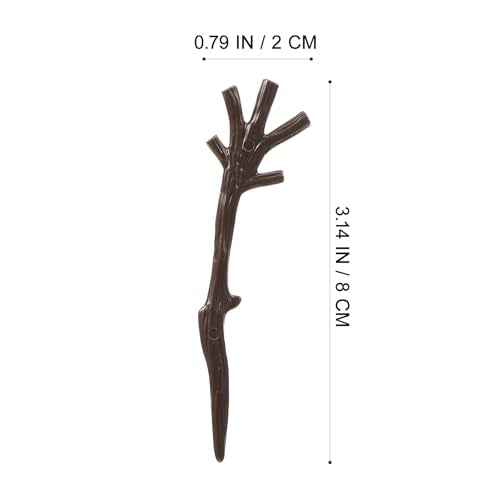 100Pcs Mini Christmas Snowman Hand, Mini Twigs Deer Antlers Shaped Tree Branches Snowman Crafts Kit for Winter Decorations