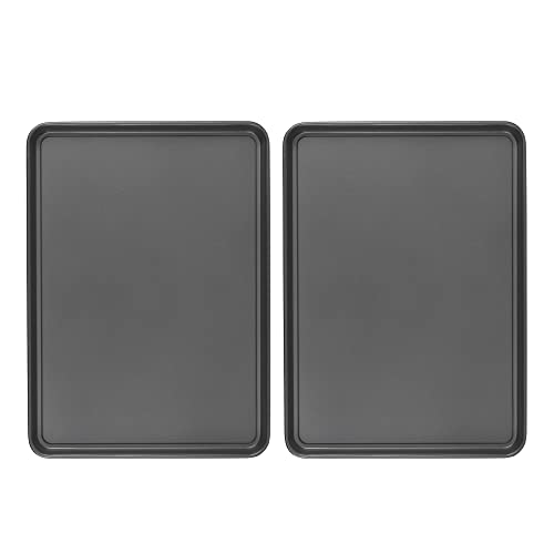 GoodCook 15x21 Inch Nonstick Carbon Steel Baking Sheet Set - 2 Pack