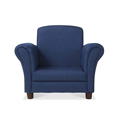 Melissa & Doug Denim Fabric Child’s Armchair (Kid’s Furniture, 23”L x