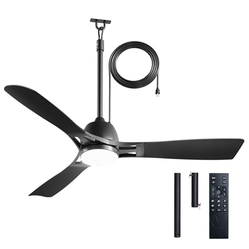 Amico 52-Inch Outdoor Waterproof Ceiling Fan with Lights - Gazebo & Patio