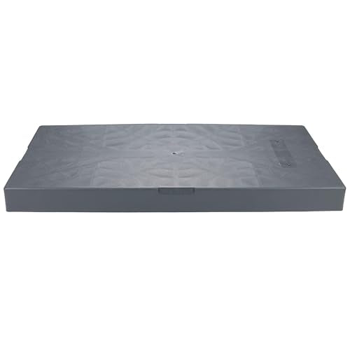 Plastic Equipment Pad for HVAC Systems 36x48x3 Inches Gray Lightweight Rugged