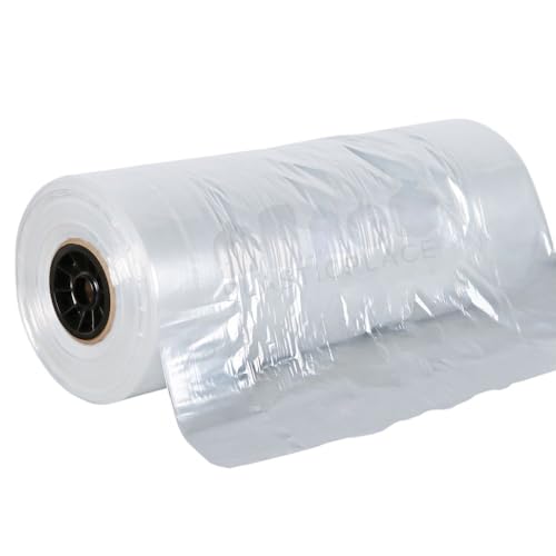 Plasticplace 72x21 Inch Clear Garment Bags - 240 Count, Zippered, Dust & Wrinkle Protection, Made in USA