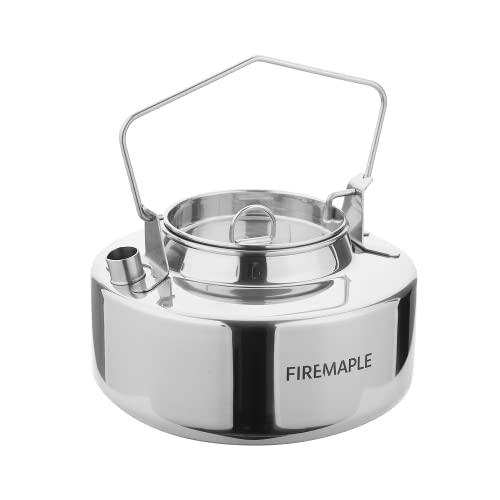 Fire-Maple Antarcti Camping Kettle 1.6 Quarts Stainless Steel Open Fire Pot