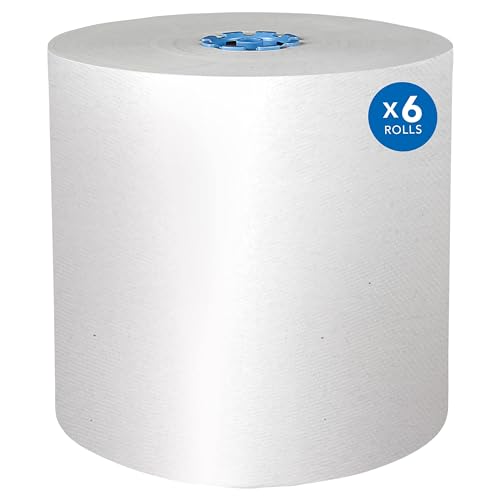 Scott Professional Hard Roll Paper Towels Blue Core, 6 Rolls x 900 ft Commercial Dispenser-Ready