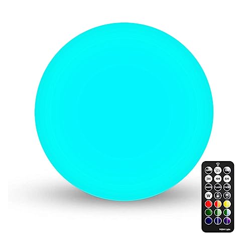 Rechargeable 6-Inch LED Night Light Ball with Hanging Hook - Nursery & Indoor Decor Set of 1