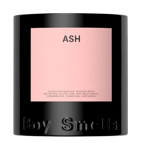 Woodsy Charcoal Scented Candle with Palo Santo and Smoked Hay - 9oz