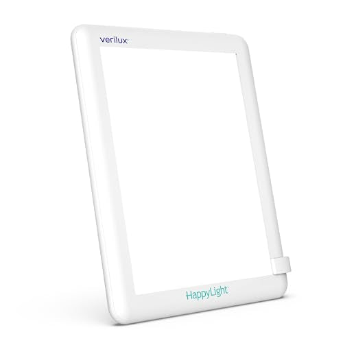UV-Free Light Therapy Lamp 10,000 Lux Full Spectrum LED Wake Up Light