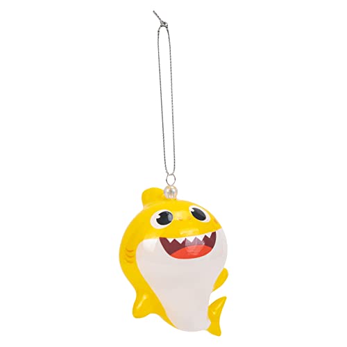 Kurt S. Adler Baby Shark Christmas Ornament - Smiling Yellow 3.5"