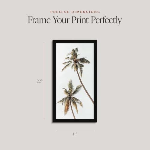 Americanflat 11x22 Black Newspaper Frame Set of 2 - Engineered Wood, Gallery Style