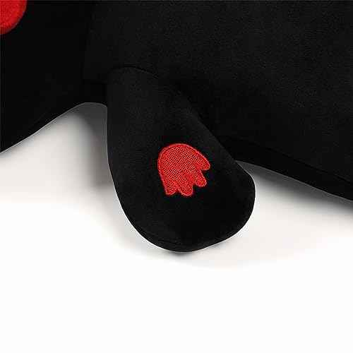Black Axolotl Plush Pillow Cute and Soft Axolotl Stuffed Animal Kawaii Plushie Toy Great Gift for Kids, 12"