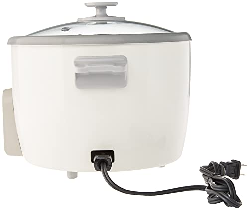 Zojirushi NHS-18 10-Cup Uncooked Rice Cooker & Steamer, White, Model NHS18