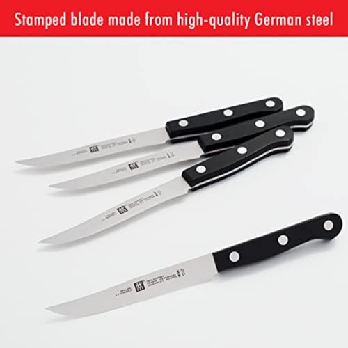 Zwilling Twin Gourmet Steak Knives Set of 4, Friodur Ice Hardened