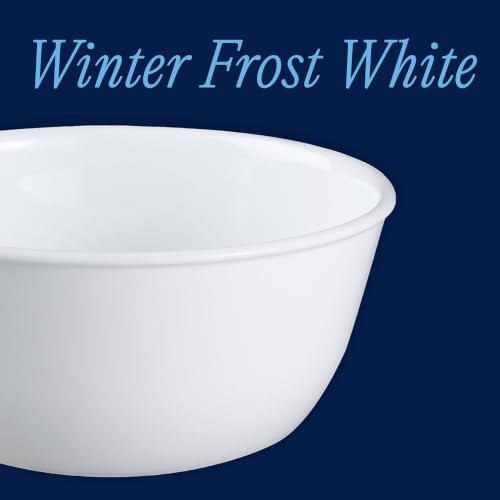 Corelle Vitrelle 28oz Soup & Cereal Bowls Set of 6 - Chip & Crack Resistant White
