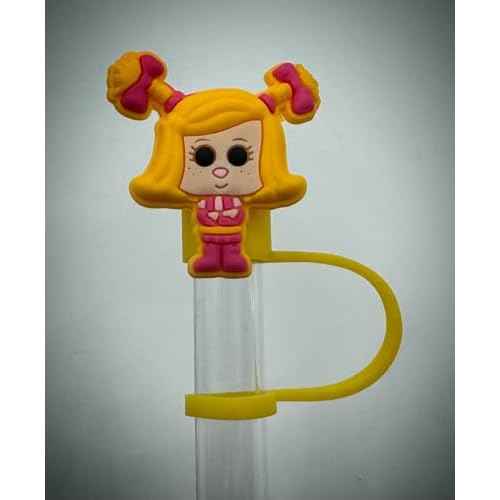 6 Pack Christmas 10mm Straw Toppers, Fits Stanley and Simple Modern Tumblers (Grinch Bundle)