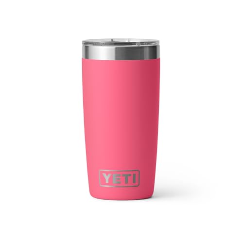 YETI Rambler 10 oz Tumbler Tropical Pink - Stainless Steel Insulated Cup with MagSlider Lid