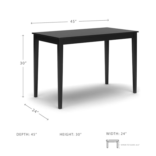 Almost Black Signature Design Kimonte Rectangular Dining Table - Small Space