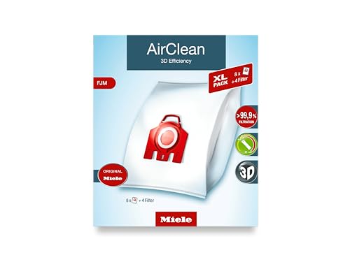 Miele AirClean FJM Dust Bags & Filters XL Pack for S200-S6000 Series Vacuum Cleaners