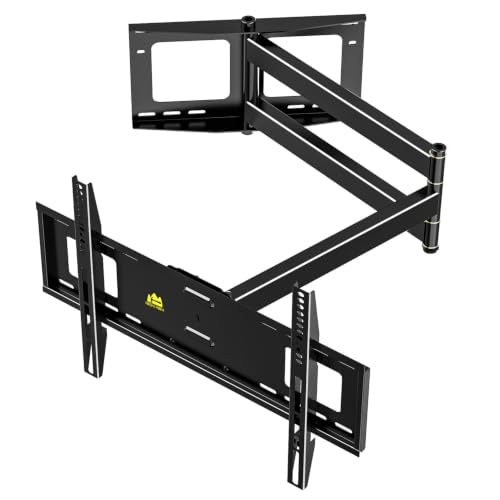 Long Arm Full Motion TV Wall Mount for 42-80 Inch TVs - Extends 43 Inches - Fits VESA 100x100mm to 600x400mm - Heavy Duty Steel