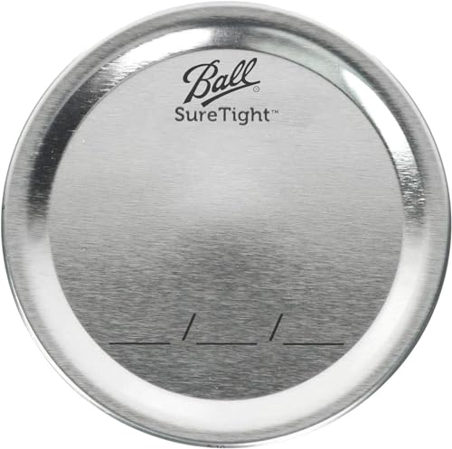 Ball Mason Jar Lids Regular Mouth Pack of 72 for Canning & Food Storage