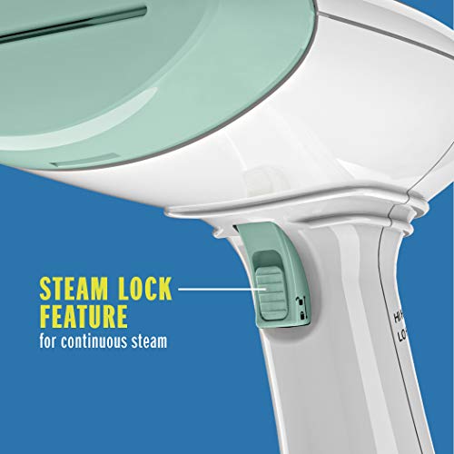 White / Mint Green Handheld Garment Steamer 1200W Portable Clothes Steamer