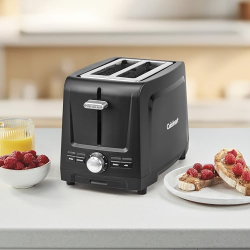 Cuisinart Core Collection 2-Slice Toaster Black - Extra-Long Slots & Bagel Setting