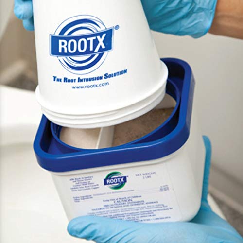 RootX 2 lb. Foaming Root Control for Sewer Lines & Septic Systems - No Funnel Needed