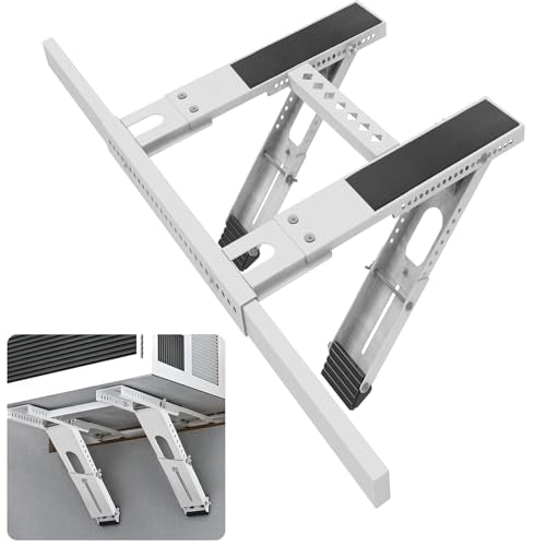 Heavy-Duty Universal Window AC Support Bracket for Up to 200lbs, No Drilling