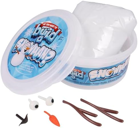 Kangaroo Build A Snowman Kit - 3 Pack Snowballs Toys for Kids | Winter Crafts & Outdoor Fun