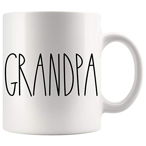 IRIDESCENT Grandpa Coffee Mug 11oz - Christmas / Birthday Gift for Best Grandpa Ever