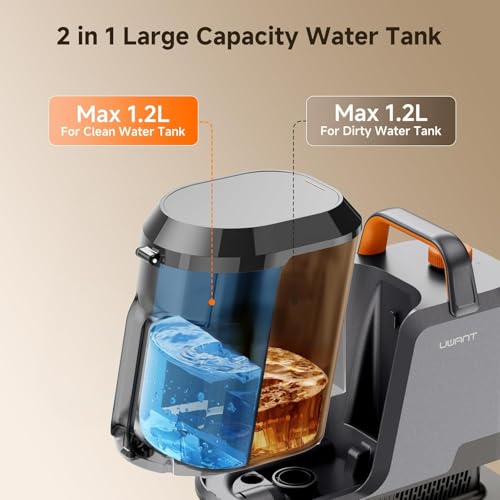 Uwant Blue-Margaret Portable Carpet & Upholstery Cleaner 18Kpa 2-in-1 Water Tank