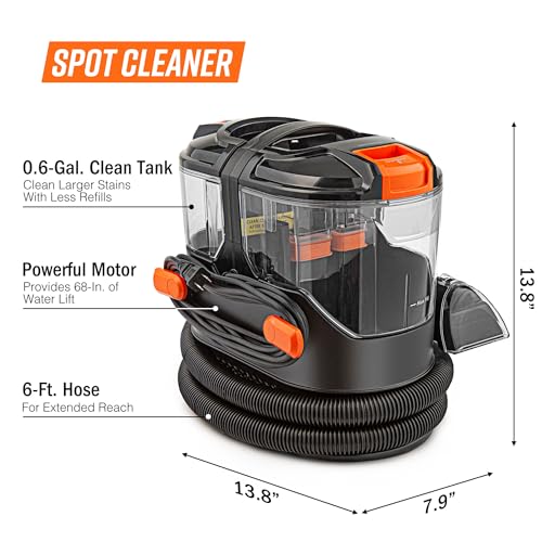 Armor All 7 Amp Portable Spot Cleaner 78 Oz Car Upholstery & Carpet Stain Remover