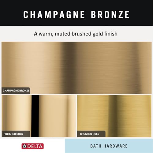 Delta Saylor Wall Mount Toilet Paper Holder - 1-Pack Champagne Bronze Bathroom Accessory