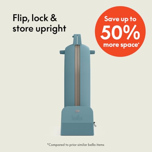 BELLA Flip & Store Non-Toxic Belgian Waffle Maker Surf / 7-inch