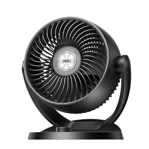 12-Inch Table Fan with 3 Speeds, 70ft Airflow, 120° Tilt, Low Noise, Quiet Desk Fan for Home Office Bedroom