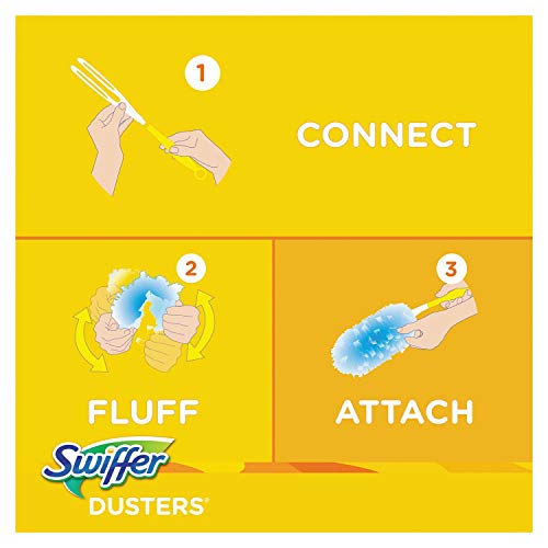 Swiffer Dust Lock Fiber Duster Refills - Light Blue, Unscented, 40 Pack