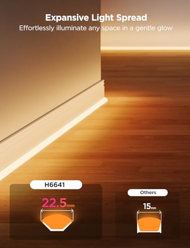 Govee RGBIC Neon Rope Light 16.4ft Wall LED Strip for Bedroom & Home Decor