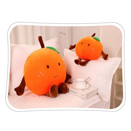 Orange Plush Pillow, Fruit Stuffed Animal, Food Plush Pillow, Gift for Kids, Adults, Boys, Girls(15.7 inch)